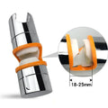 DecorBites™ Adjustable Slider Shower Head Holder Bracket Chrome Mounting Accessory