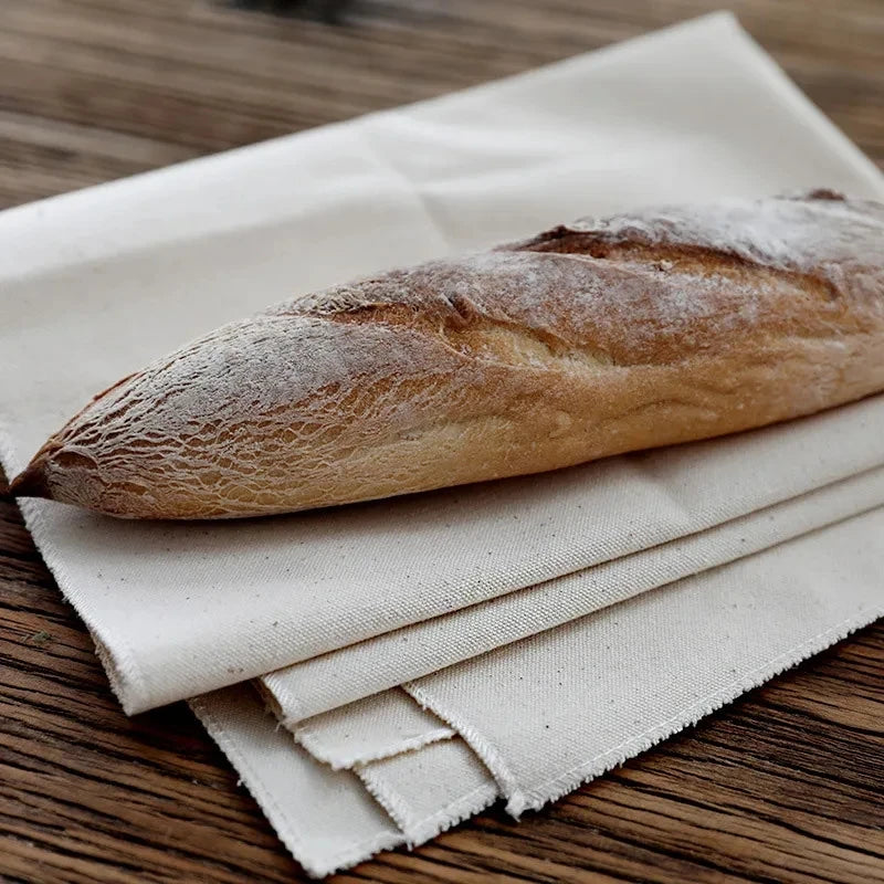DecorBites™ Linen Cloth Baking Kit for Bread Dough Proving Baguette Flax Mat Pastry