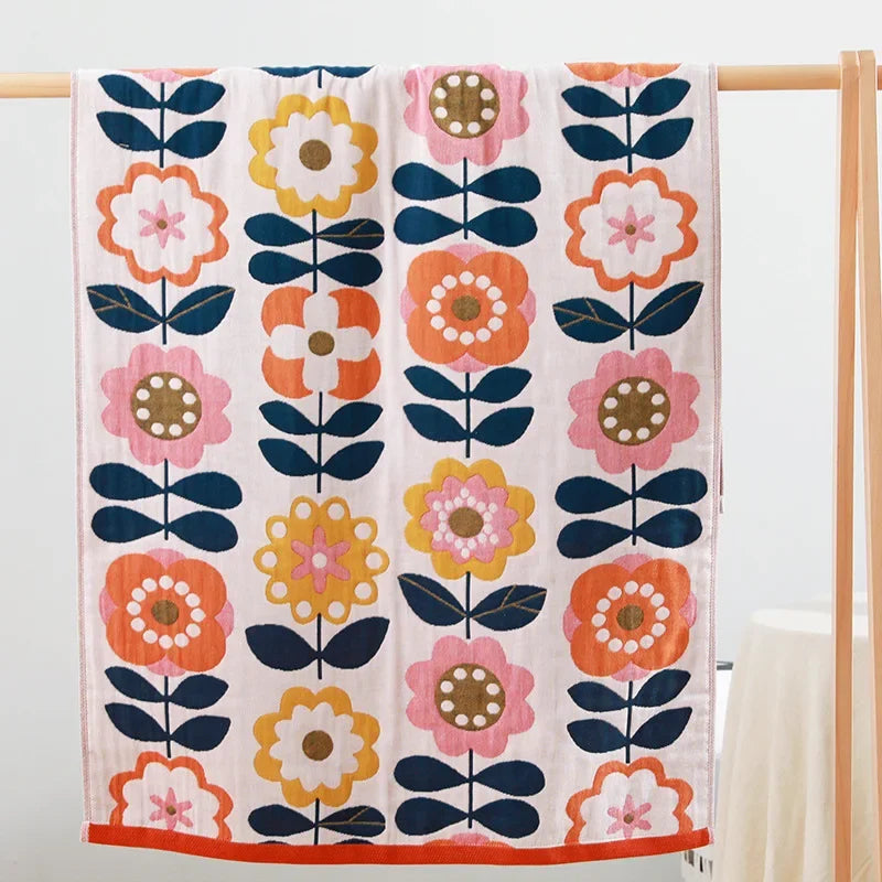 DecorBites™ Luxe Cotton Bath Towel - Quick-Drying & Absorbent Towel for Adults