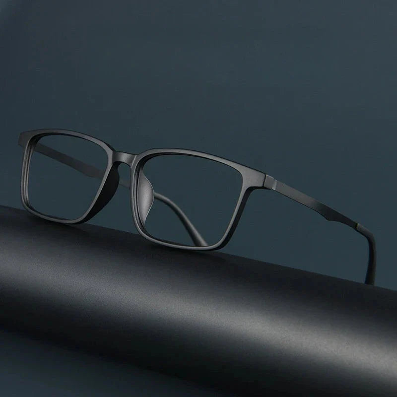 FIRADA Retro Titanium Square Glasses – Comfortable Men’s Eyewear