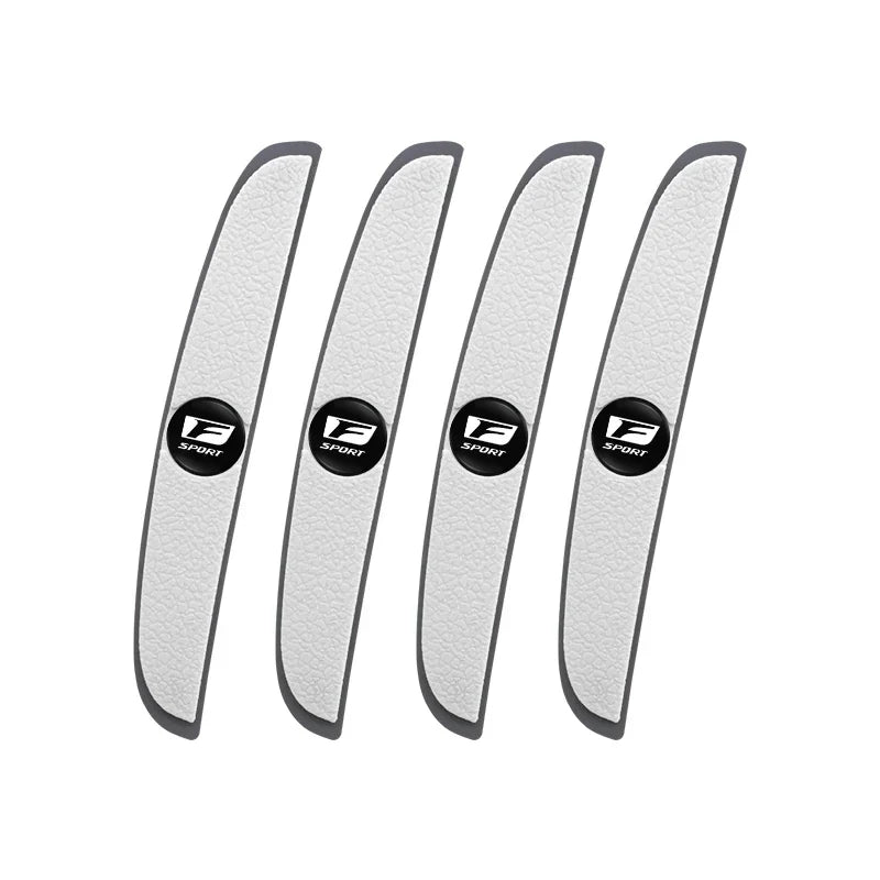 4Pcs Silicone Car Door Edge Protector Strips | Anti-Collision Pad for Lexus Models
