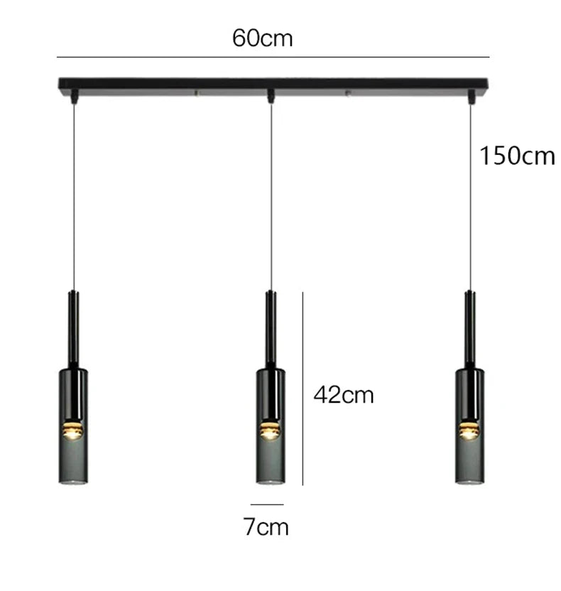 DecorBites™ LED Pendant Chandeliers for Modern Home Decor and Indoor Lighting