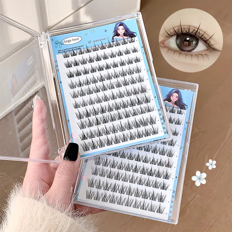 Gege Bear Glue-Free DIY False Eyelashes | Long, Thick & Natural Solar System Lashes
