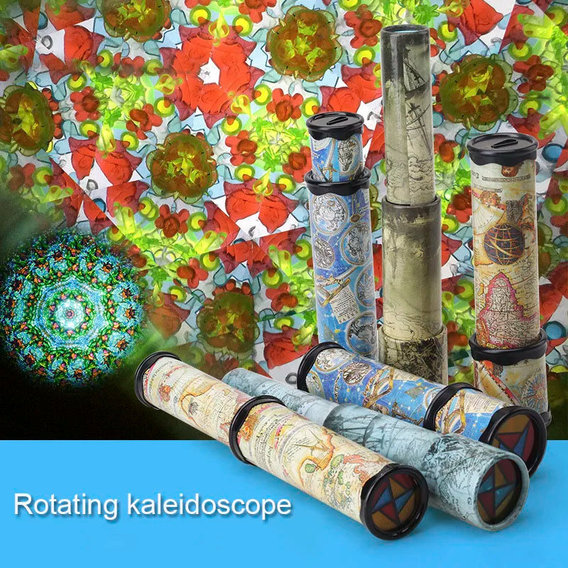 Scalable Rotation Kaleidoscope | 30cm Magic Educational Toy for Children