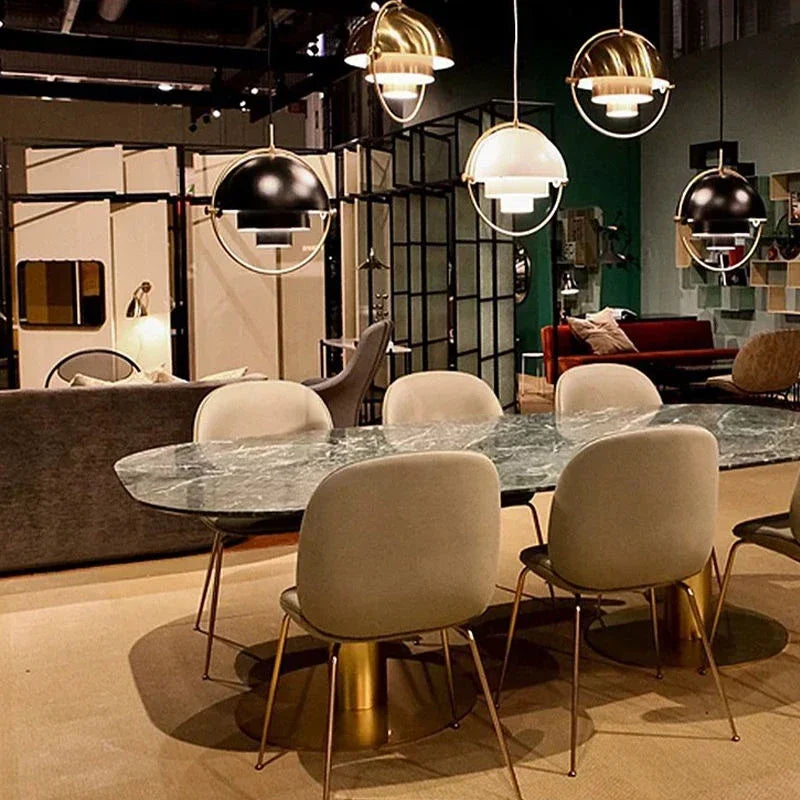 DecorBites™ Iron Pendant Lights: Post Modern Gubi Hanging Lamp for Home Decor