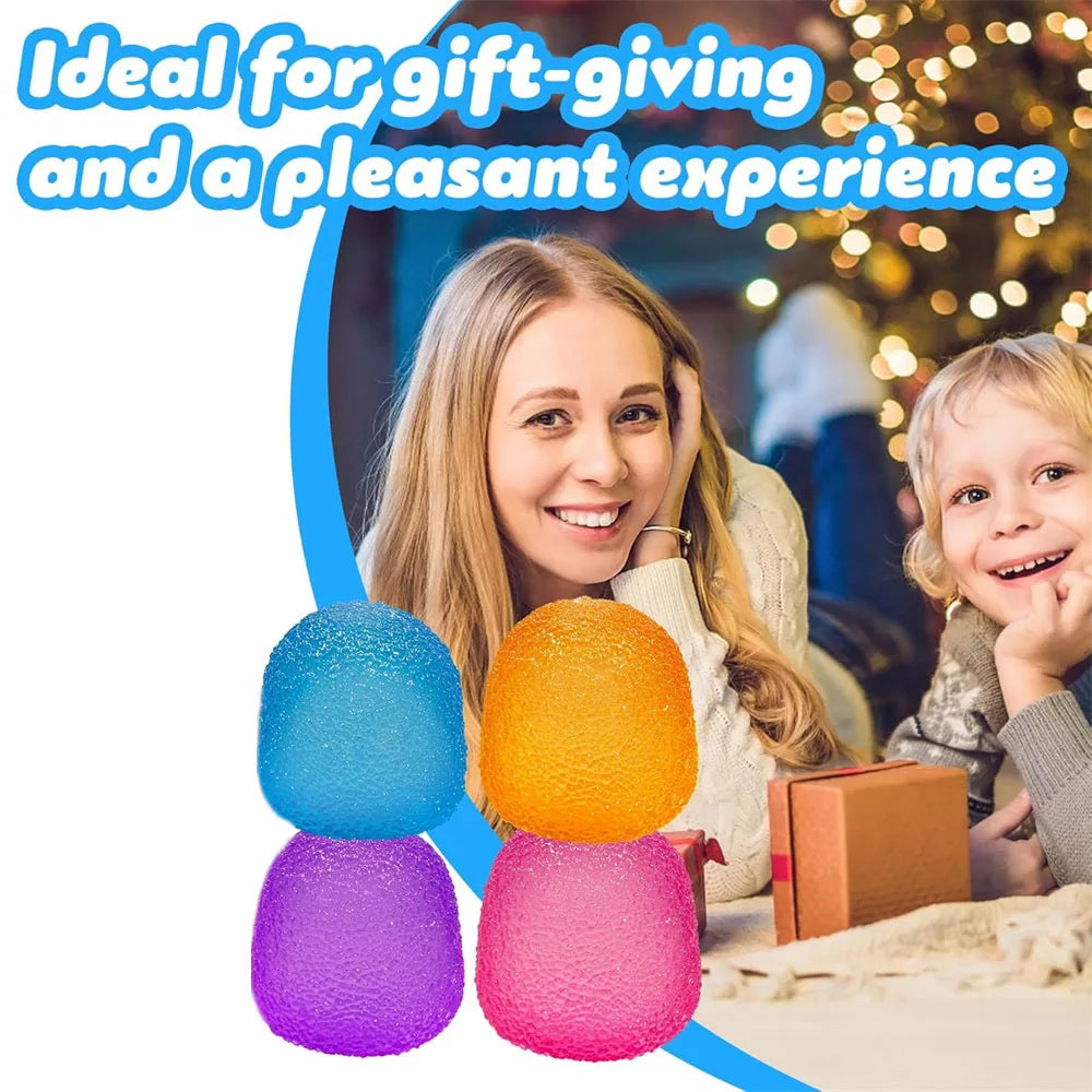 Textured Squishy Squeeze Toy | Malt Sugar Filled Stress Cube Fidget Toy
