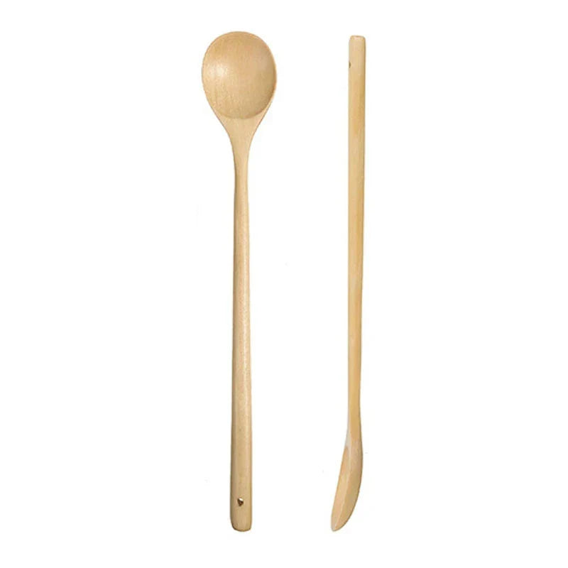 DecorBites™ Japanese Style Wooden Spoon for Mixing Rice Salad Kitchen Tableware