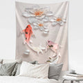 DecorBites™ Flying Crane Wall Hanging Tapestry for Home Retro Wall Decor