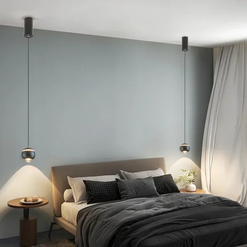 DecorBites™ LED Bedside Pendant Light for Minimalist Home Decor