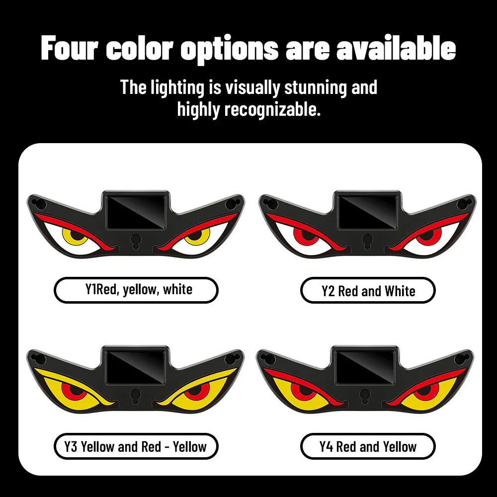 Monster Eye Antenna Flash Light | Solar Powered Car Decoration with Demon Eye Design