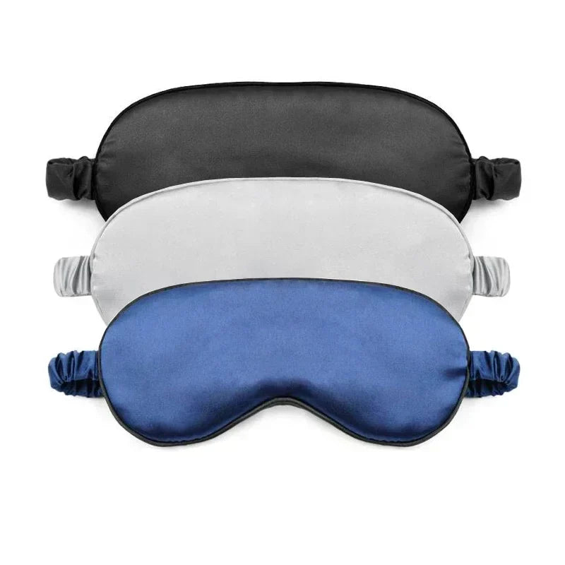 Silk Sleep Eye Mask for Women | Travel Blindfold with Light Blocking
