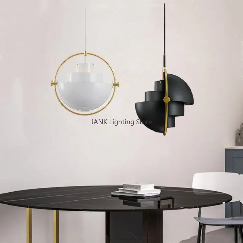 DecorBites™ Iron Deformable Pendant Lamp for Home Decor LED Lighting