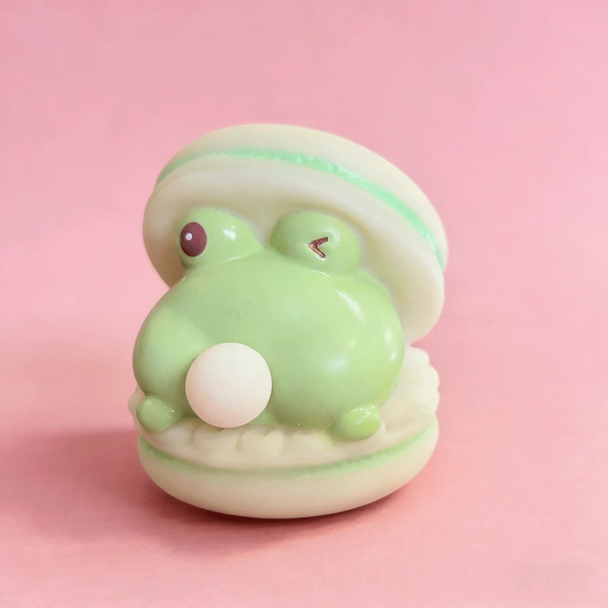 Funny Frog Spitting Bubble Stress Toy | Cute Desk Squeeze