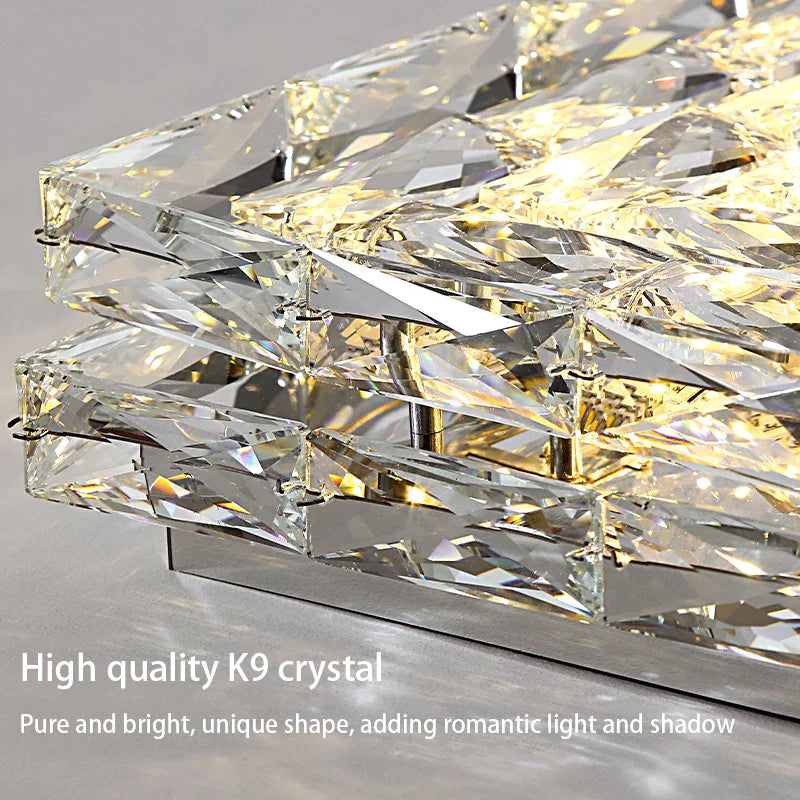 DecorBites™ Crystal LED Ceiling Chandeliers for Elegant Home Decor Lighting