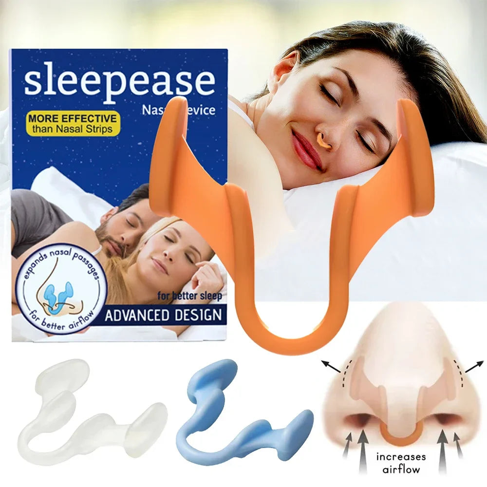 Silicone Nose Clip | Anti Snoring Nasal Dilator for Better Sleep