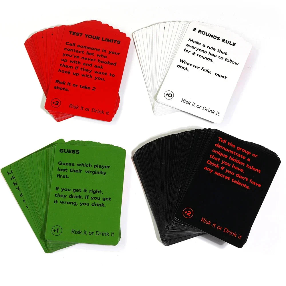 Risk It or Drink It – Hilarious Adult Party & Drinking Card Game