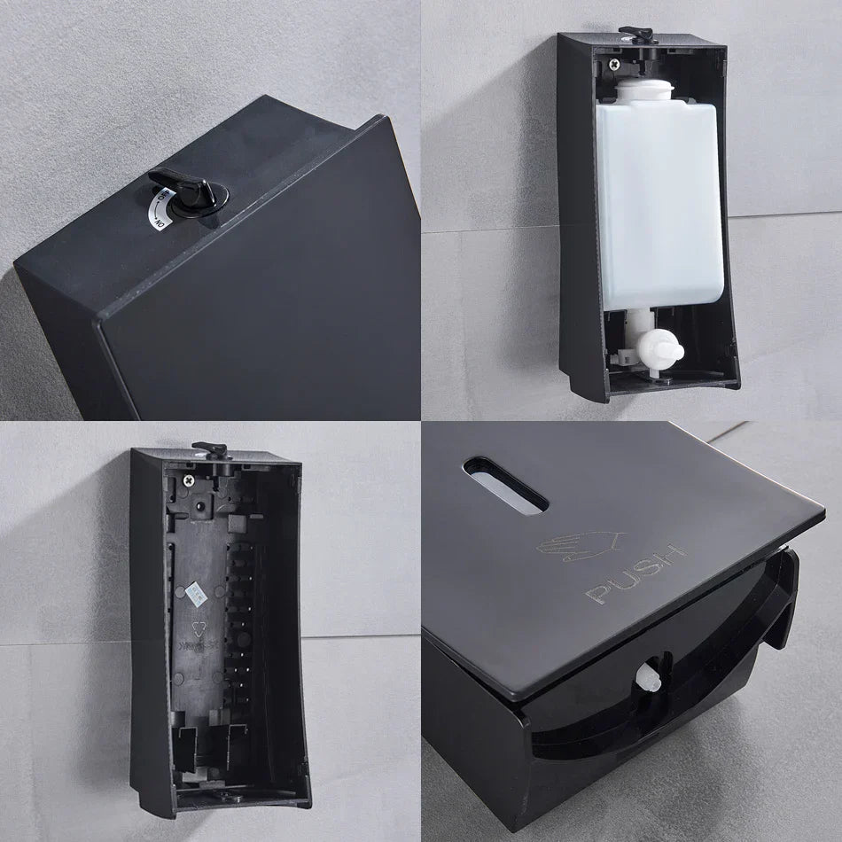 DecorBites™ 450ml Wall-Mounted Soap Dispenser for Kitchen & Bathroom