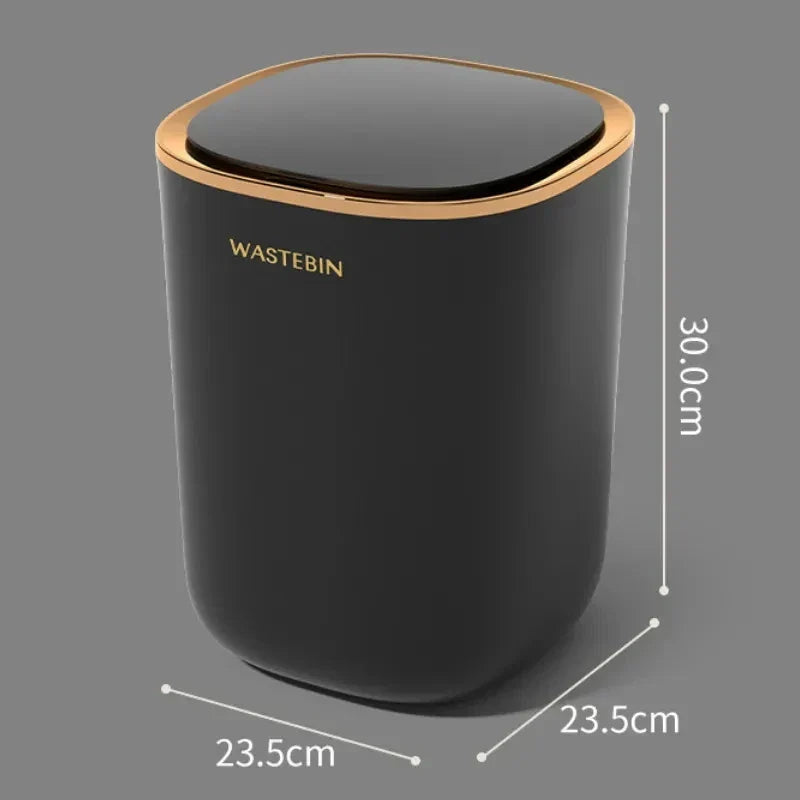 DecorBites™ 12L Smart Sensor Luxury Trash Can for Kitchen and Bathroom