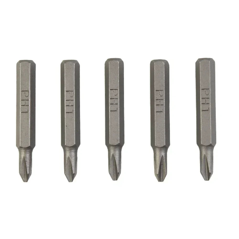 5pcs Cross Screwdriver Bit Set Magnetic Phillips Bits PH0000 to PH2 | 4mm Hex Shank Precision Hand Tools