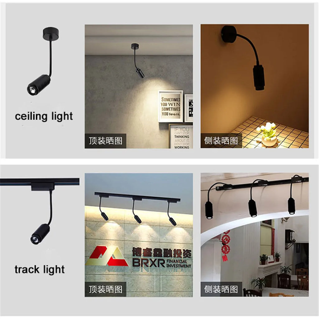 DecorBites™ Adjustable Beam LED Track Light for Home, Store, Shop, Mall Lighting