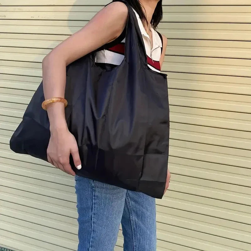 Large Capacity Foldable Grocery Bag – Waterproof Reusable Shopping Tote
