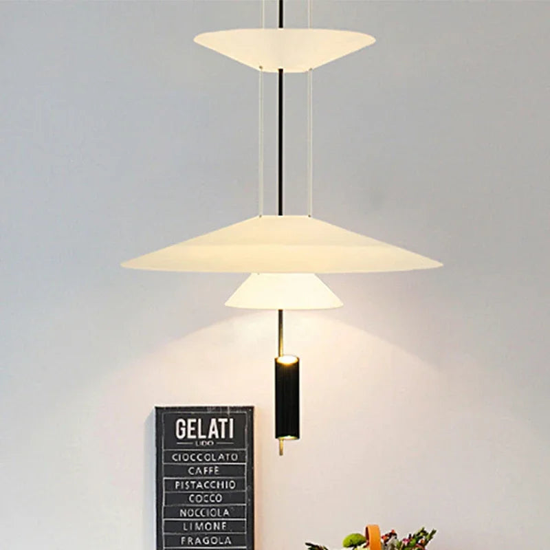 DecorBites™ LED Acrylic Ceiling Pendant Lamp for Modern Home Decor Lighting