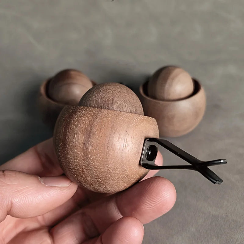 Mini Wood Car Diffuser | Natural Fragrance Essential Oil Diffuser for Home and Car