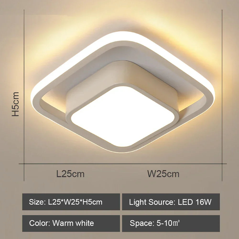 DecorBites™ LED Ceiling Light for Modern Living Room Bedroom Lighting