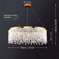 DecorBites™ Crystal LED Ceiling Chandeliers for Luxury Home Decor