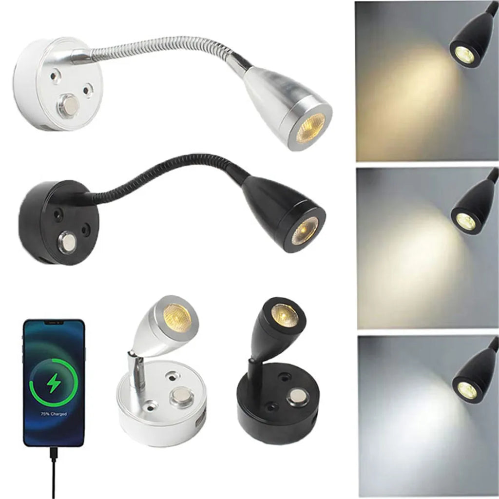 DecorBites™ LED Lights with USB Charger and Touch Control Switch for Vehicles