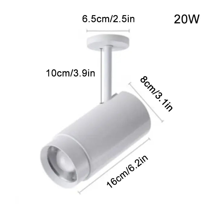 DecorBites™ Adjustable Beam Ceiling Spotlight for Store Office Bar Accent Lighting