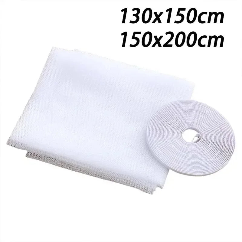 No Drilling Self Adhesive Mosquito Net | DIY Window Screen for Home