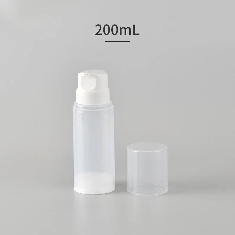 Travel Airless Pump Bottle Set | Leakproof Refillable Lotion Spray Bottles for Travel