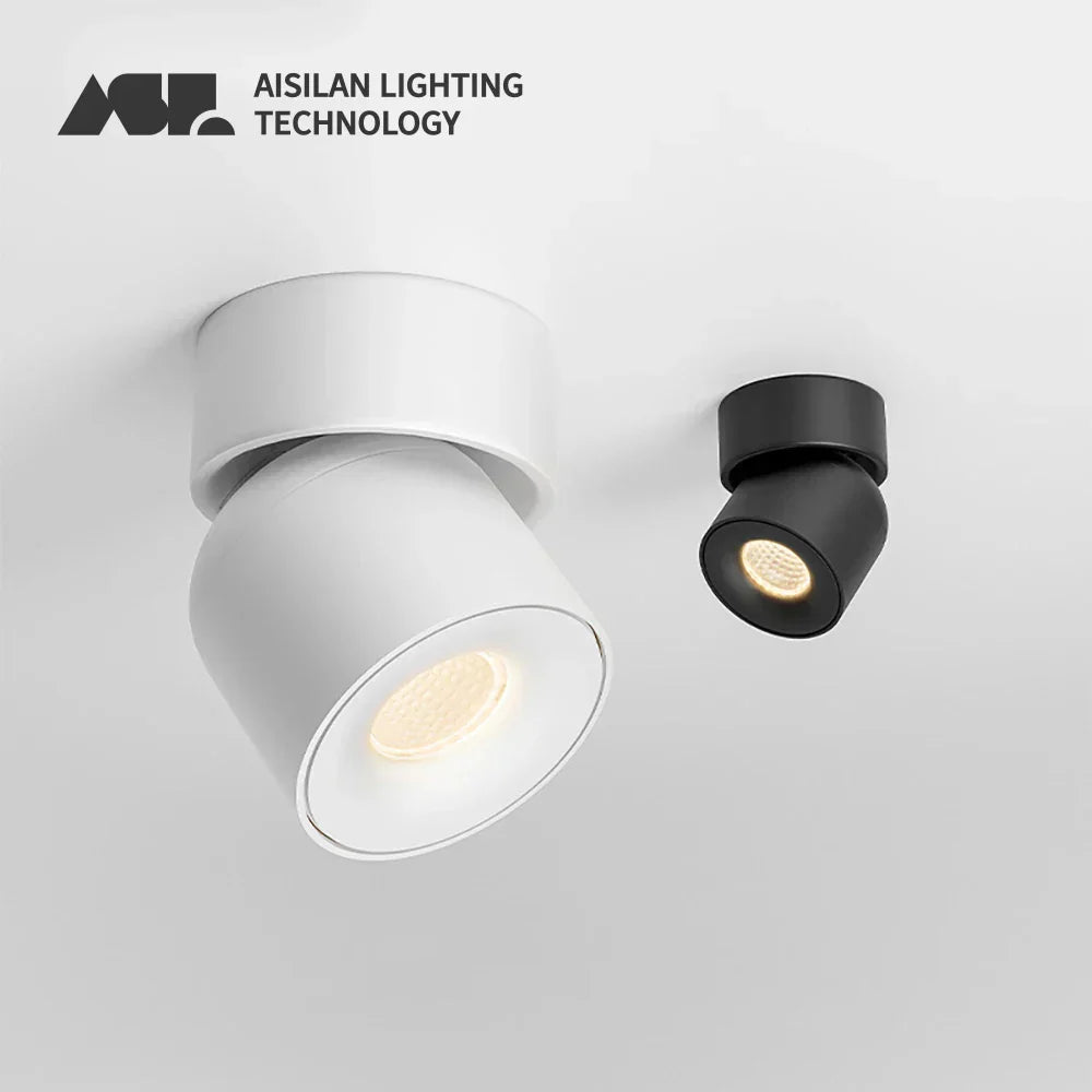 DecorBites™ Adjustable Angle LED Downlight 7W/9W CRI97 Dimmable for Indoor Lighting