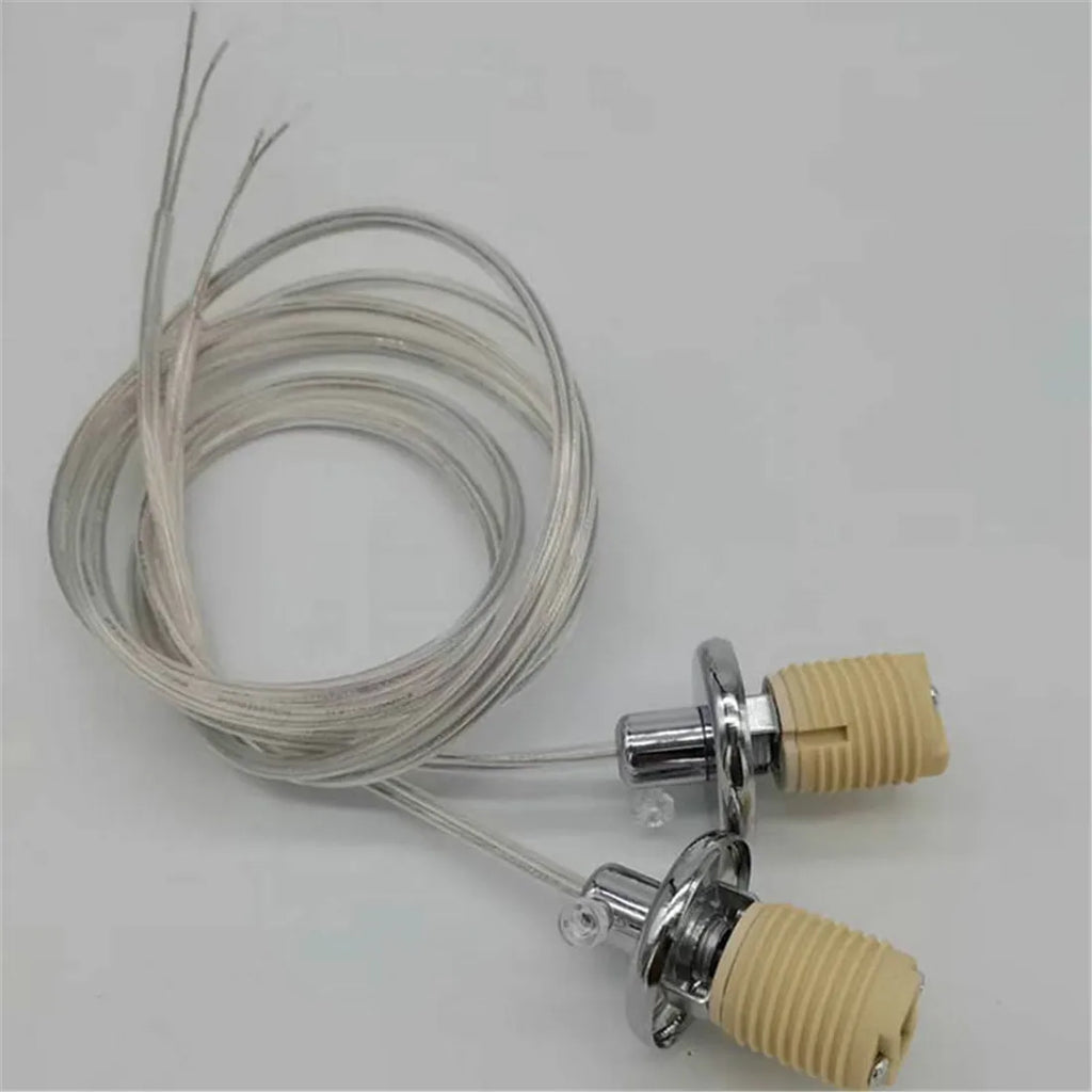 DecorBites™ G9 Ceramic Lamp Thread Holder with Cable Lead - 2PCS