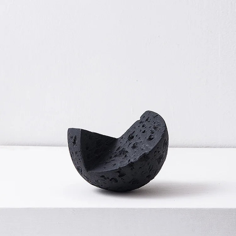 DecorBites™ Geometric Spherical Ceramic Ornaments Moon Home Decoration Accessory