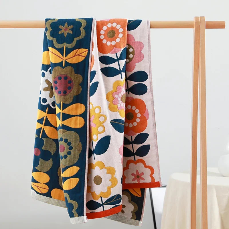 DecorBites™ Luxe Cotton Bath Towel - Quick-Drying & Absorbent Towel for Adults