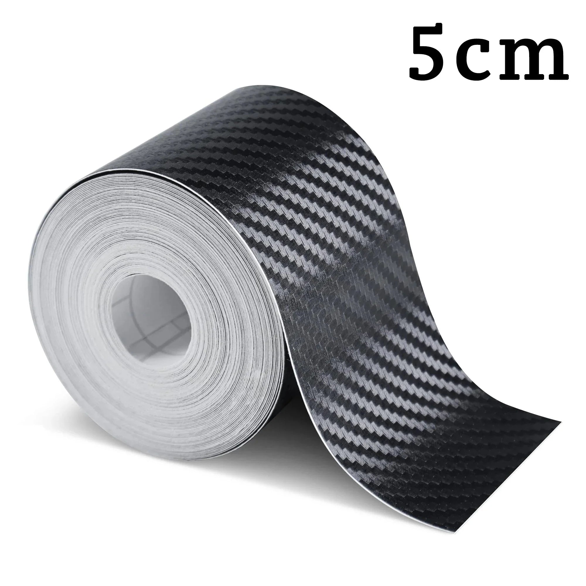 1–10M Nano Carbon Fiber Car 3D Tape Sticker – Door Edge, Mirror Protector Strip, Waterproof DIY Adhesive Protective Film