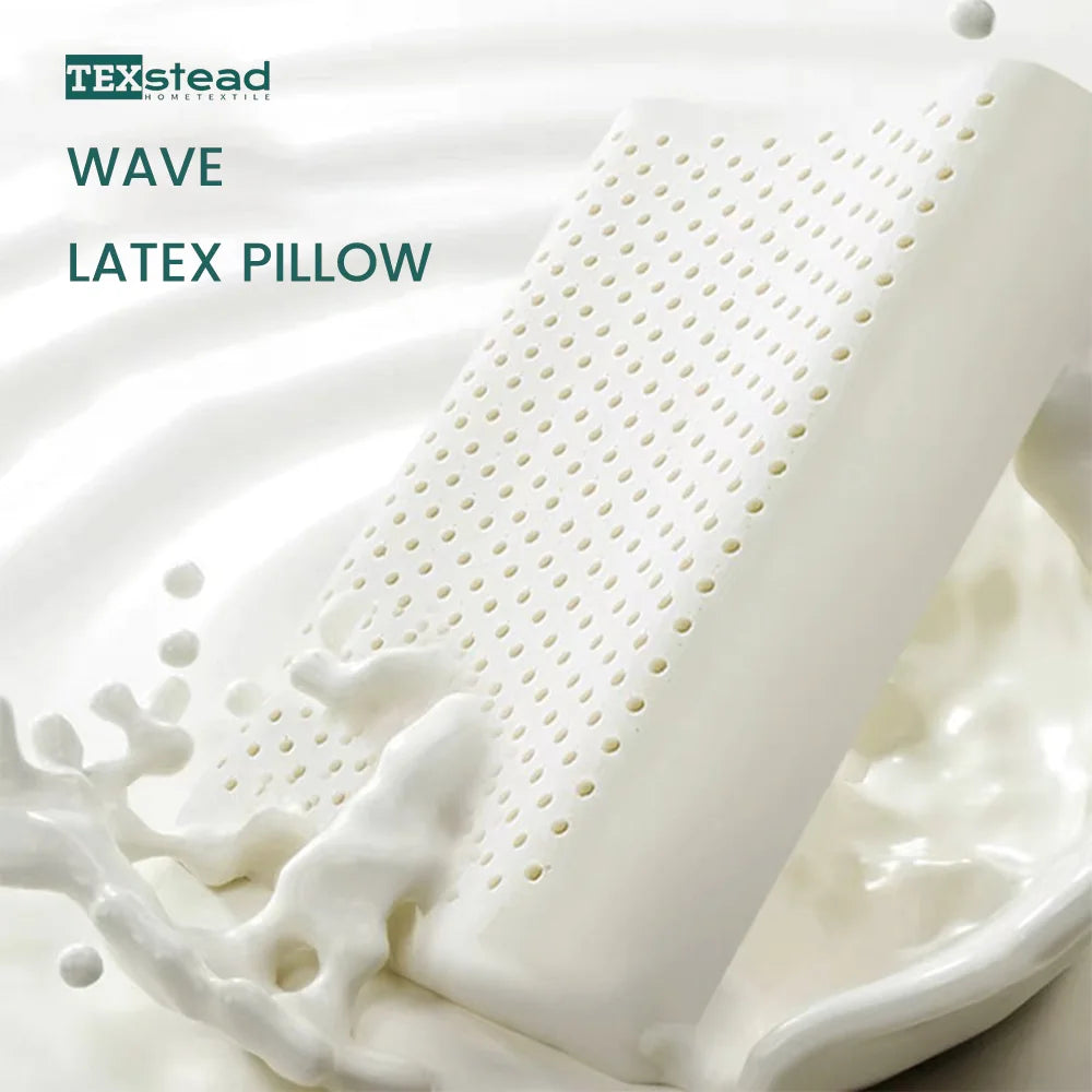 DecorBites™ Latex Massage Pillow for Sleeping - Orthopedic Memory Foam Pillow