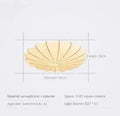 DecorBites™ Cream Flower Pendant Light for Dining & Living Room