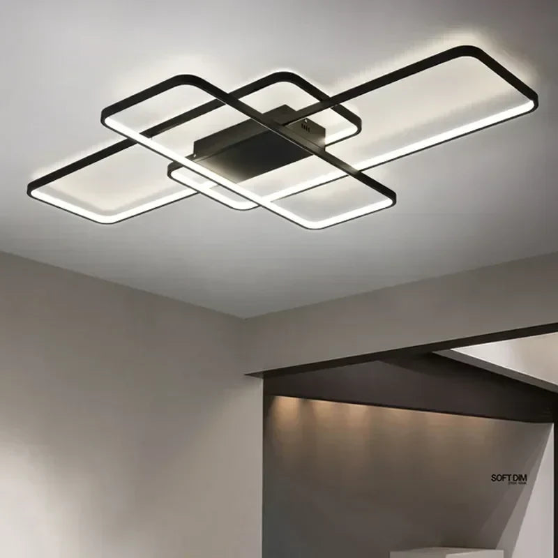 DecorBites™ Elegant Ceiling Chandeliers, Dimmable with Remote Control