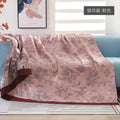 DecorBites™ Cotton Gauze Geometry Summer Blanket