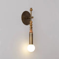 DecorBites™ Elegant Marble Copper Wall Lamp for Living Room, Study, Hotel, Restaurant