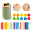 Montessori Silicone Color Matching Bucket Toy