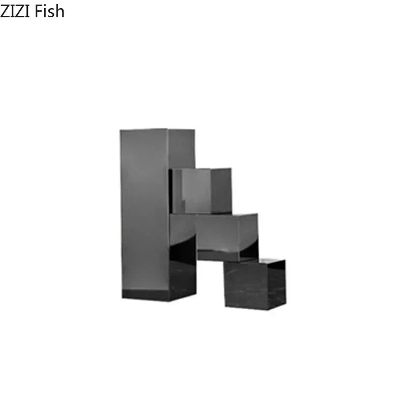 DecorBites™ Crystal Bookends Sculpture Minimalist Artwork Modern Home Decor