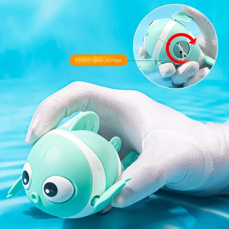 Wind Up Bath Toys | Floating Swimming Fish for Toddlers