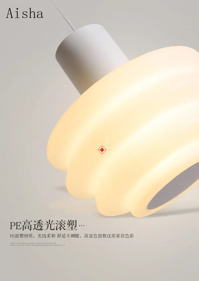 DecorBites™ Acrylic LED Hanging Lamp for Minimalist Bedroom Decor