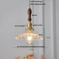 DecorBites™ Glass Knob Switch LED Pendant Light - Nordic Modern Adjustable Hanging Lamp
