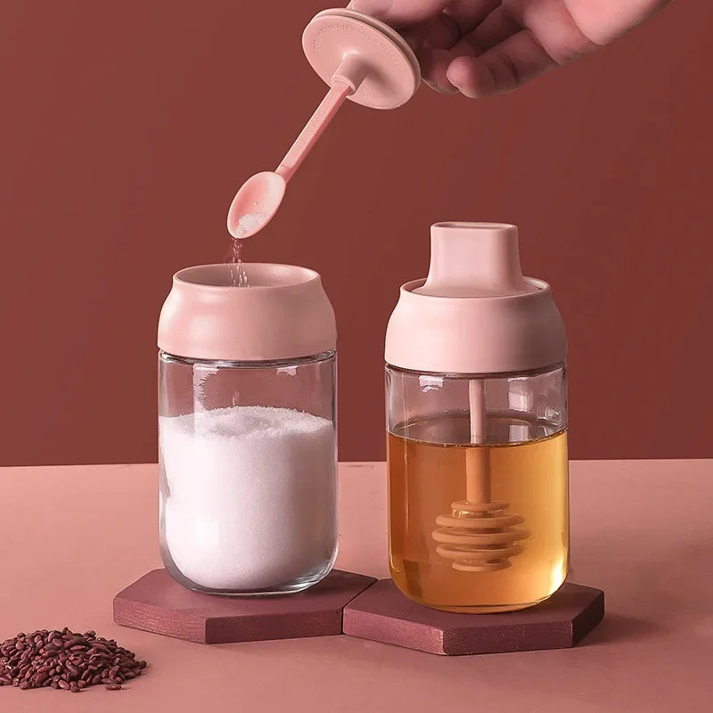 DecorBites™ Glass Seasoning Bottle Set