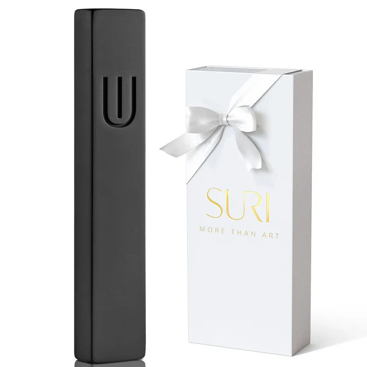 Sculpted Concrete Mezuzah with Clean Architectural Lines – Timeless Collection